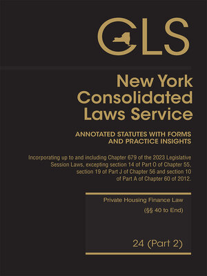 cover image of New York Consolidated Laws Service